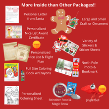 Load image into Gallery viewer, theres more inside our santa letter packages than others