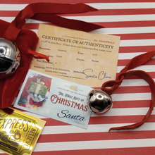 Load image into Gallery viewer, Santa's First Gift Holiday Bell Gift Set