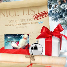 Load image into Gallery viewer, First Gift of Christmas Sleigh Bell - Santa Letter Magic