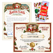 Load image into Gallery viewer, Santa Box - Top of List Letter and Gift Bundle
