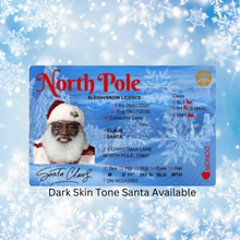 Load image into Gallery viewer, black Santa clause sleigh license
