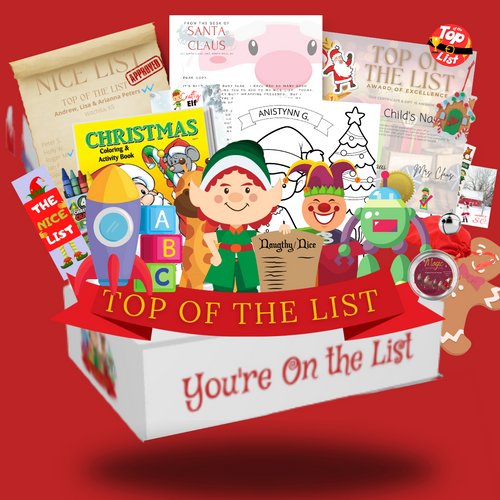 Top of the List Santa Letter Package. A package from Santa Claus filled with kids activities