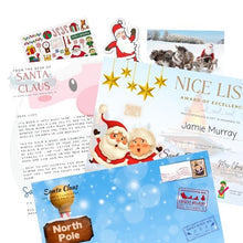 Load image into Gallery viewer, Santa&#39;s Nice List Letter Package - santalettermagic
